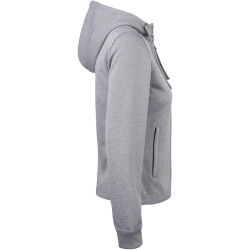 CLIQUE Basic Active Kapuzenjacke 95 - grau meliert XS