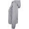 CLIQUE Basic Active Kapuzenjacke 95 - grau meliert XS