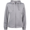 CLIQUE Basic Active Kapuzenjacke 95 - grau meliert S