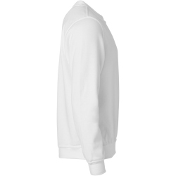 CLIQUE Basic Roundneck Sweatshirt Kinder 00 - wei&szlig; 100 cm