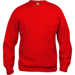 CLIQUE Basic Roundneck Sweatshirt Kinder 35 - rot 100 cm
