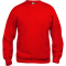 CLIQUE Basic Roundneck Sweatshirt Kinder 35 - rot 160 cm