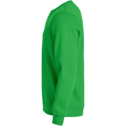 CLIQUE Basic Roundneck Sweatshirt Kinder 605 - apfelgr&uuml;n 120 cm