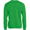 CLIQUE Basic Roundneck Sweatshirt Kinder 605 - apfelgr&uuml;n 120 cm