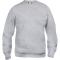 CLIQUE Basic Roundneck Sweatshirt Kinder 95 - grau meliert 100 cm