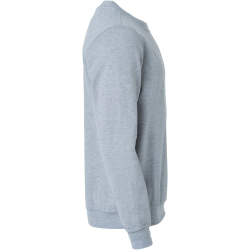 CLIQUE Basic Roundneck Sweatshirt Kinder 95 - grau meliert 120 cm