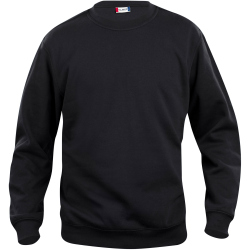 CLIQUE Basic Roundneck Sweatshirt Kinder 99 - schwarz 140 cm