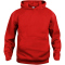 CLIQUE Basic Hoodie Kinder 35 - rot 100 cm