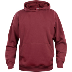 CLIQUE Basic Hoodie Kinder 38 - bordeaux 100 cm