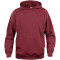 CLIQUE Basic Hoodie Kinder 38 - bordeaux 100 cm