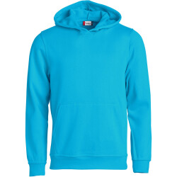 CLIQUE Basic Hoodie Kinder 54 - türkis 100 cm