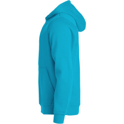 CLIQUE Basic Hoodie Kinder 54 - türkis 100 cm