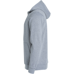 CLIQUE Basic Hoodie Kinder 95 - grau meliert 100 cm