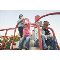 CLIQUE Basic Hoodie Kinder 95 - grau meliert 100 cm