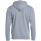 CLIQUE Basic Hoodie Kinder 95 - grau meliert 100 cm