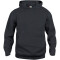 CLIQUE Basic Hoodie Kinder 99 - schwarz 100 cm