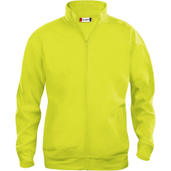 CLIQUE Basic Sweatjacke Kinder 11 - leuchtgelb 100 cm