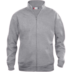 CLIQUE Basic Sweatjacke Kinder 95 - grau meliert 100 cm