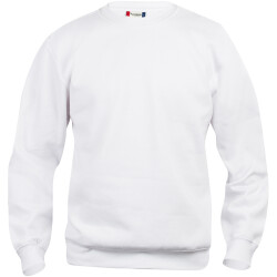 CLIQUE Basic Roundneck Sweatshirt 00 - weiß XS