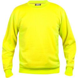 CLIQUE Basic Roundneck Sweatshirt 11 - visibility gelb XS