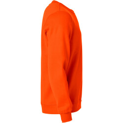CLIQUE Basic Roundneck Sweatshirt 170 - visibility orange XS