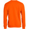 CLIQUE Basic Roundneck Sweatshirt 170 - visibility orange XS