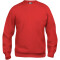 CLIQUE Basic Roundneck Sweatshirt 35 - rot M