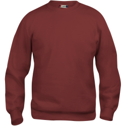 CLIQUE Basic Roundneck Sweatshirt 38 - bordeaux XXL