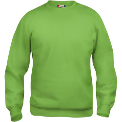 CLIQUE Basic Roundneck Sweatshirt 67 - hellgrün XS
