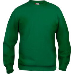CLIQUE Basic Roundneck Sweatshirt 68 - flaschengrün XS