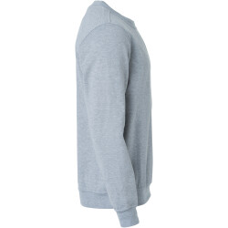 CLIQUE Basic Roundneck Sweatshirt 95 - grau meliert XS