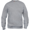 CLIQUE Basic Roundneck Sweatshirt 95 - grau meliert 4XL