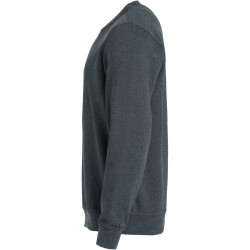 CLIQUE Basic Roundneck Sweatshirt 955 - anthrazit meliert XS