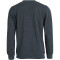 CLIQUE Basic Roundneck Sweatshirt 955 - anthrazit meliert M