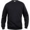 CLIQUE Basic Roundneck Sweatshirt 99 - schwarz XXL
