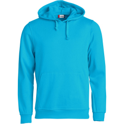 CLIQUE Basic Hoodie 54 - t&uuml;rkis 3XL