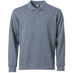 CLIQUE Basic Polo Sweatshirt Herren 95 - grau meliert XS