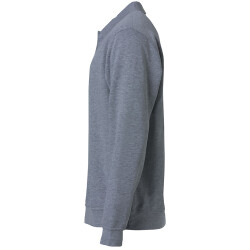 CLIQUE Basic Polo Sweatshirt Herren 95 - grau meliert M
