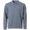 CLIQUE Basic Polo Sweatshirt Herren 95 - grau meliert M
