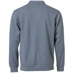 CLIQUE Basic Polo Sweatshirt Herren 95 - grau meliert XL