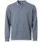 CLIQUE Basic Polo Sweatshirt Herren 95 - grau meliert 3XL