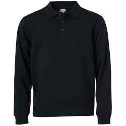 CLIQUE Basic Polo Sweatshirt Herren 99 - schwarz XS