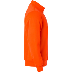 CLIQUE Basic 1/2-Zip Sweatshirt Herren 170 - visibility orange XS