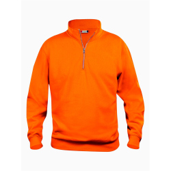 CLIQUE Basic 1/2-Zip Sweatshirt Herren 170 - visibility orange 3XL
