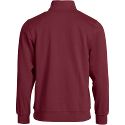 CLIQUE Basic 1/2-Zip Sweatshirt Herren 38 - bordeaux XL