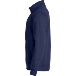 CLIQUE Basic 1/2-Zip Sweatshirt Herren 580 - dunkelblau 4XL