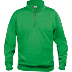 CLIQUE Basic 1/2-Zip Sweatshirt Herren 605 - apfelgr&uuml;n L