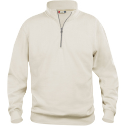 CLIQUE Basic 1/2-Zip Sweatshirt Herren 815 - helles beige XS