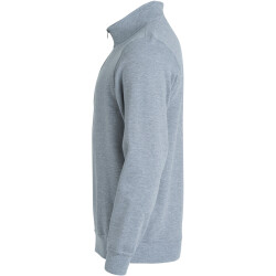 CLIQUE Basic 1/2-Zip Sweatshirt Herren 95 - grau meliert XS