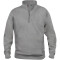 CLIQUE Basic 1/2-Zip Sweatshirt Herren 95 - grau meliert XS